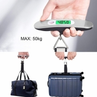 Cantar digital de mana, pentru bagaje, max 50 kg, argintiu Vivo LSS50